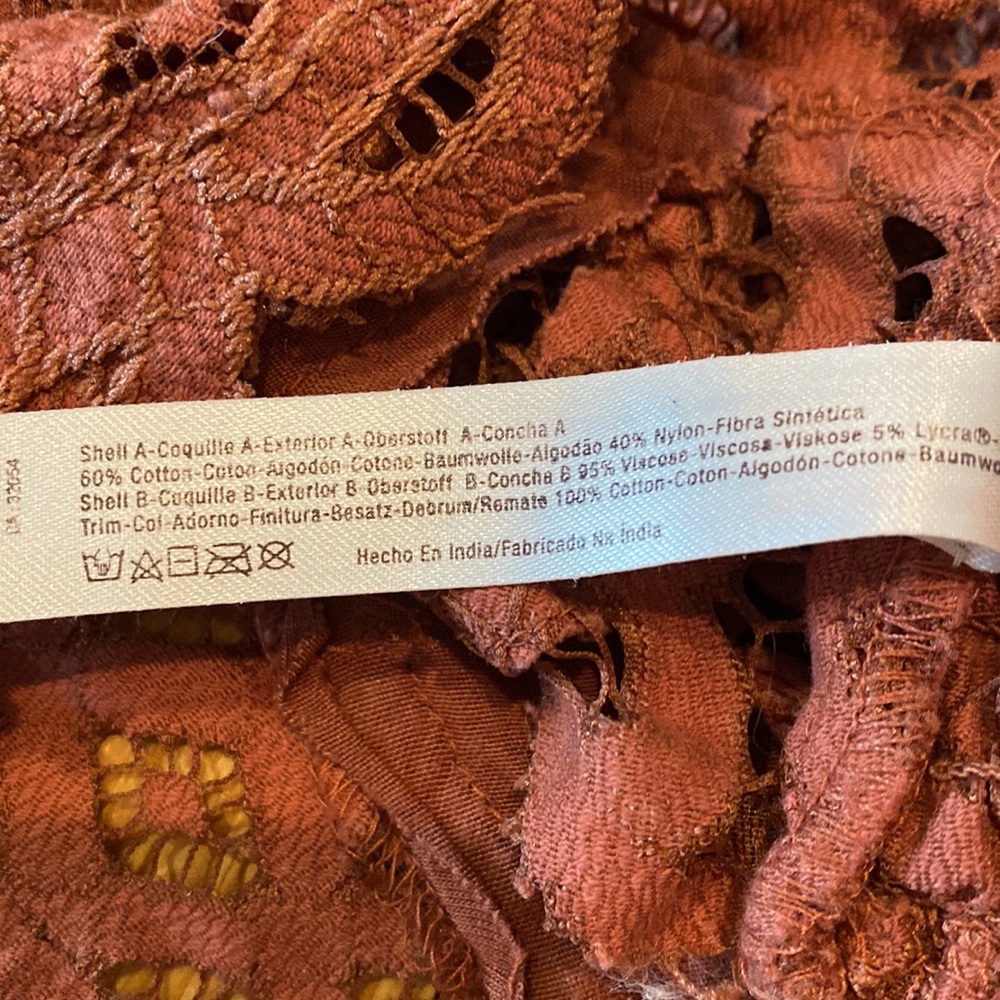 Free people longline bralette, Xs/s, crop lace tank - Picture 3 of 3